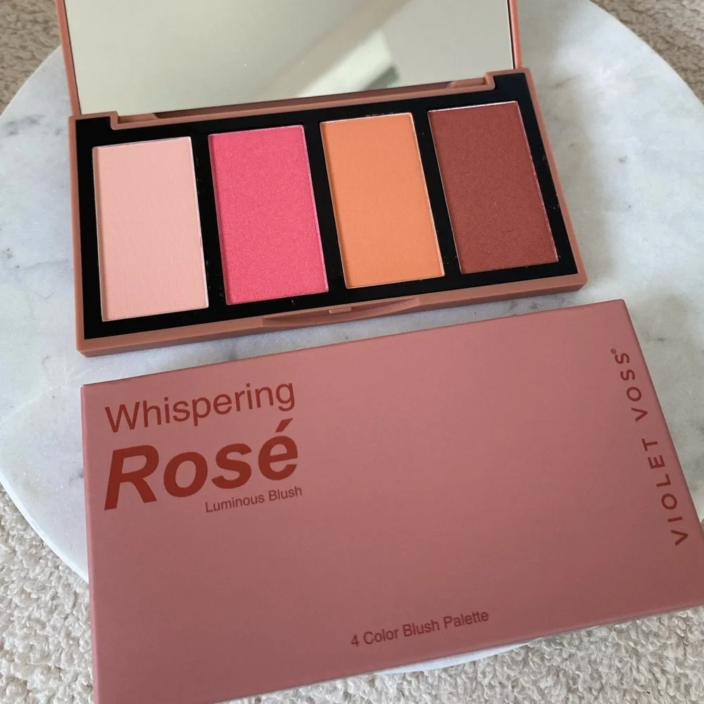 NIB Violet Voss Whispering Rosé Blush Palette